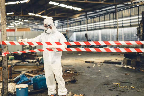 Professional Biohazard technician working in Roseland, NJ